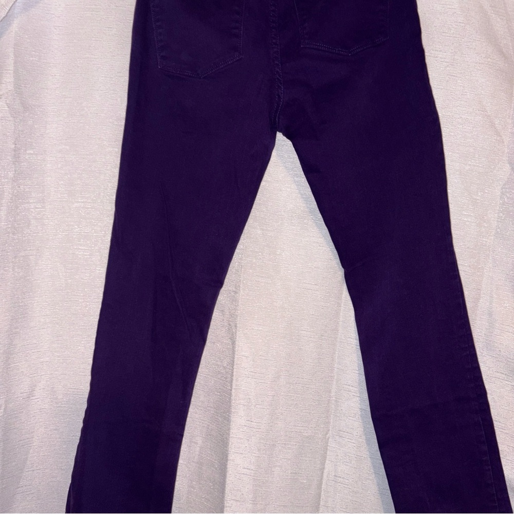 LRL Ralph Lauren Jeans Womens 4P Purple Modern Straight Stretch Retro